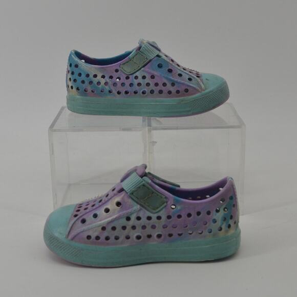 Skechers Guzman Swirl Size 5 Water Shoes Girl Blue Purple - Picture 3 of 13